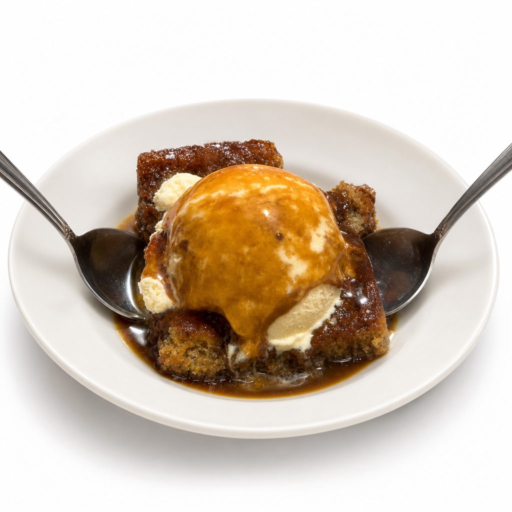 Sticky Toffee Pudding.